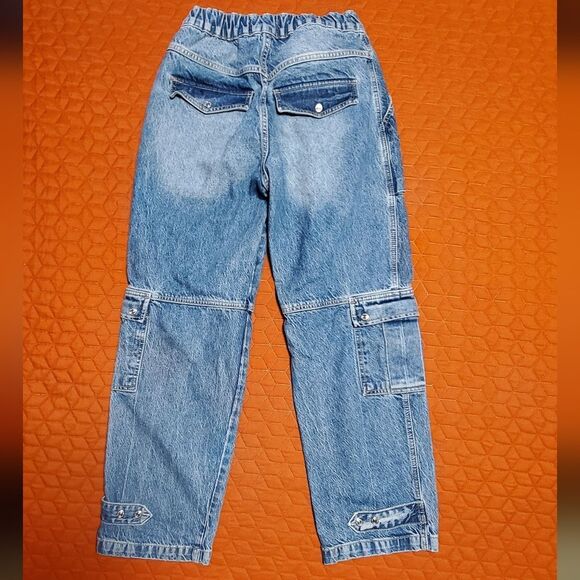 Free People - We The Free Marx Slouch Cargo Jean - Size 26 - Picture 2 of 4